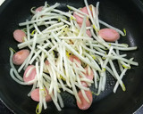 節約‼魚肉ソーセージともやしのカレー炒め作り方4写真