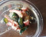 カニカマとキュウリ酢味噌和え！ゆりさん風作り方2写真