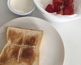 いちごたっぷりトースト★簡単おやつカフェ作り方6写真