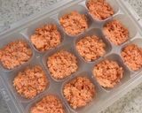 #離乳食 鮭フレーク 中期作り方7写真