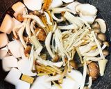 サケとカブのミルクスープパスタ作り方5写真