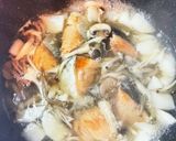 サケとカブのミルクスープパスタ作り方6写真
