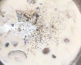 サケとカブのミルクスープパスタ作り方7写真