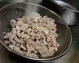 豚モツとひよこ豆の白ワイン煮込み作り方2写真