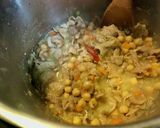 豚モツとひよこ豆の白ワイン煮込み作り方9写真