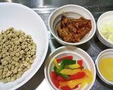 犬ご飯　豚なんこつの野菜炒めのせ作り方1写真