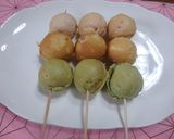 ひな祭り♪花見♪に三色団子風ホットケーキ作り方6写真