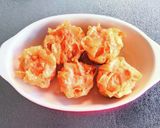 揚げシュウマイのバジルチーズ焼き作り方3写真