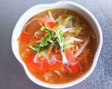 野菜たっぷりとろみスープ作り方8写真