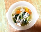 豚こまと野菜（多め）スープ　生姜味作り方8写真