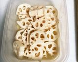 レンジで簡単！シャキシャキ洋風酢レンコン作り方3写真