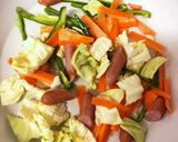 野菜たっぷり♪コク旨っ焼うどん作り方3写真