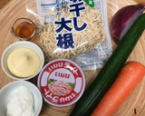 切り干し大根の和風ツナマヨサラダ作り方1写真