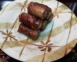牛肉の八幡巻きです。作り方7写真