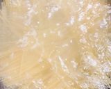 鯖缶と春菊のピリ辛ラー油パスタ作り方4写真