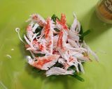冷凍いんげんとカニカマのごましゃぶ和え作り方2写真