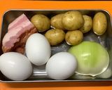 卵焼き器で四角いスパニッシュオムレツ♪作り方1写真