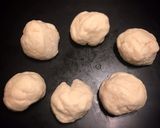 HMで☆ミニ黒胡麻あんまん作り方9写真