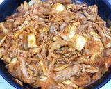 韓国風豚キムチ炒め作り方5写真