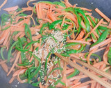 簡単10分♪人参とピーマンのきんぴら作り方5写真