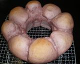 サツマイモ（紫芋）入りバターロールパン♪作り方12写真