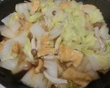 ズボラ一発☆　白菜と油揚げと春雨の中華煮作り方4写真