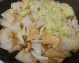 ズボラ一発☆　白菜と油揚げと春雨の中華煮作り方4写真