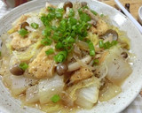 ズボラ一発☆　白菜と油揚げと春雨の中華煮作り方7写真