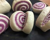 一次発酵なし☆紫いも二色マントウ作り方9写真