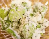 そら豆のゴルゴンゾーラチーズ和え作り方3写真