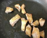 白菜と卵炒め、肉焼いたフライパンお掃除作り方1写真