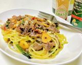 砂肝と大葉のペペロンチーノ作り方9写真