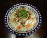 鶏むね肉のパクチースープおいしいヘルシー作り方3写真
