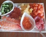 お節句にお寿司のケーキ作り方1写真