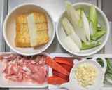 家常豆腐◎厚揚げと豚こま肉の中華炒め作り方1写真
