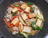 家常豆腐◎厚揚げと豚こま肉の中華炒め作り方4写真