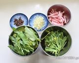 アンチョビ香る★なばなのペペロンチーノ♬作り方1写真