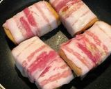 厚揚げ豚バラ巻き 味噌風味作り方4写真