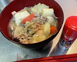 #寒い日のメイン具沢山#豚汁作り方9写真