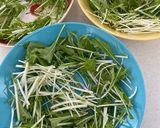 豚肉と水菜とミニトマトのおかずサラダ。作り方8写真