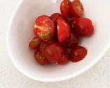 豚肉と水菜とミニトマトのおかずサラダ。作り方3写真