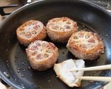 ボリューム満点♪蓮根のはさみ焼き作り方8写真