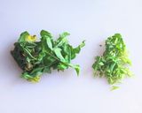 生ハムとルッコラのオイルパスタ作り方1写真