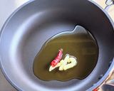 生ハムとルッコラのオイルパスタ作り方3写真