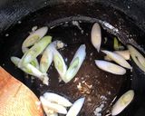 チャーシューメンマネギ炒め作り方3写真