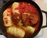 ロール白菜のデミグラスソース煮作り方5写真