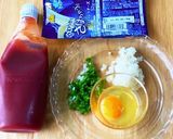 チーズとチキンライスの巻き揚げ作り方1写真