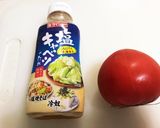 ☆トマトに塩キャベツのたれ♪作り方1写真