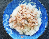 ◇簡単ランチ◇おかかネギが旨い！鮭缶丼作り方2写真