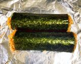 チーズとチキンライスの巻き揚げ作り方7写真